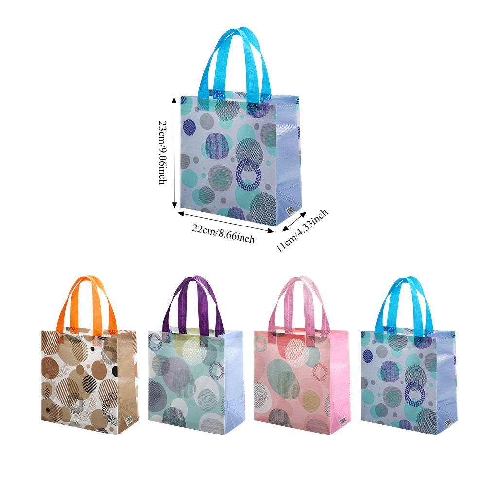 20/40pcs Reusable Gift Bags with Handles, Non Woven Tote Bags for Birthday Party Favor, Christmas Shopping Totes