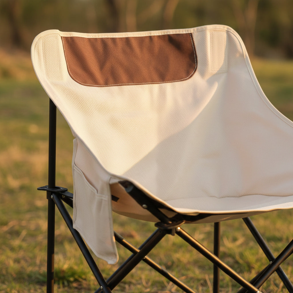 2 Piece Folding Camping Chair with Carry Bag, Portable Lightweight Outdoor Lawn Beach Chair,Compact Collapsible Camping Chairs for Tailgate Festival Fishing